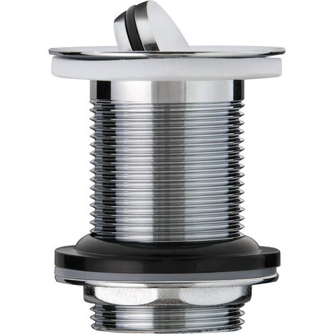 Wirquin 30723428 - Piletta per lavabo in ottone - Valvola rotante 75 mm senza troppo pieno (1/5)