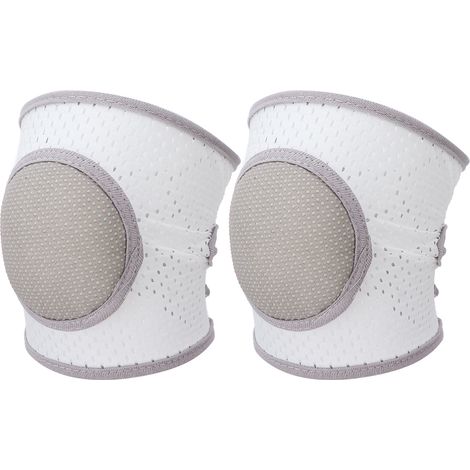 Protection Genoux Enfant Anti-Glissade Couverture Douce Coton Élastique Unisexe Gris (1/5)