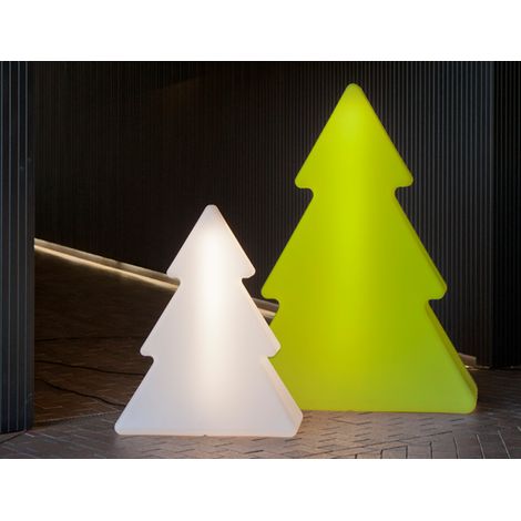Newgarden – Arbre de Noël illuminé sans fil 100 cm – Décoration LED RGB avec télécommande – Polyéthylène résistant – Utilisation intérieure et extérieure (1/4)