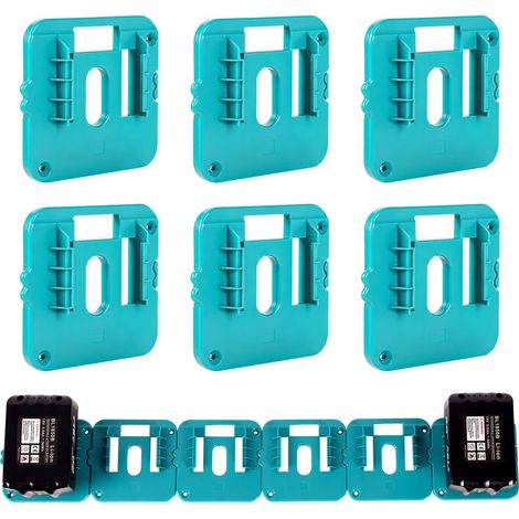 Akku Halterung fuer Makita 14.4-18V – Batteriehalter, Wandhalter fuer Akku Aufbewahrung Werkstatt