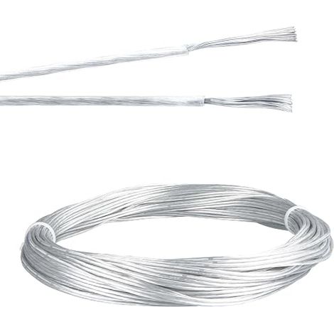 20m 2 Core 18AWG Clear Cable (1/5)
