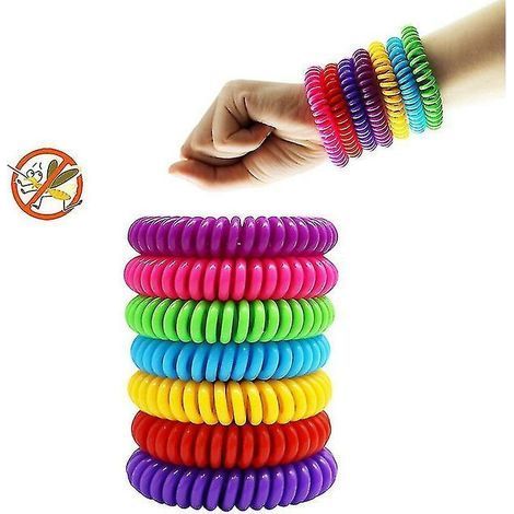 10 Pack Mosquito Repellent Bracelet Deet-free Natural Anti Bug Wristbands For Adults & Kids 1000 pcs (1/5)