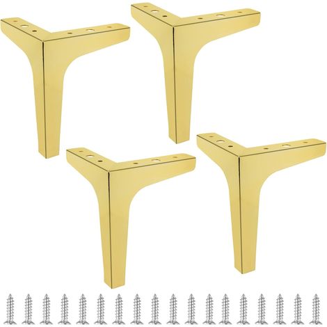 Moderne Möbel Sofabeine Metall Ersatz DIY, 4er Set für Bad und Küche Küchenmöbel Badmöbel