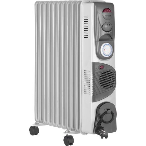VOLTENO GRZEJNIK OLEJOWY 11-ŻEBEREK TURBO+TIMER 2500W+400W (1/5)