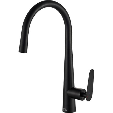 Rubinetto per lavello da cucina NALDA nero, seconda classe (1/5)