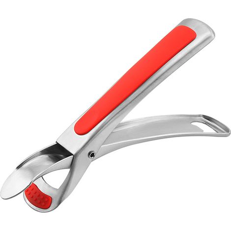 Pince De Préhension - Acier Inoxydable 304 - Résistante À La Chaleur Jusqu'à 250 °C - Pour Friteuse À Air Chaud Four Micro-ondes - 1 Pièce (1/5)