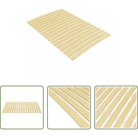 vidaXL Sommier pliable - Latte de rechange pour sommier avec 17 lattes 80 x 200 cm (1/5)