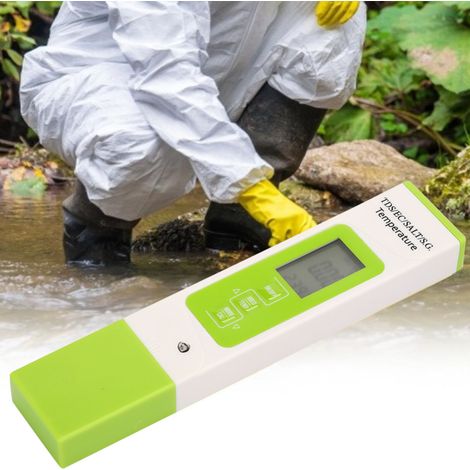 Medidor multifuncional de agua de mar C-100 5 en 1 (salinidad, TDS, CE) con retroiluminación (1/5)