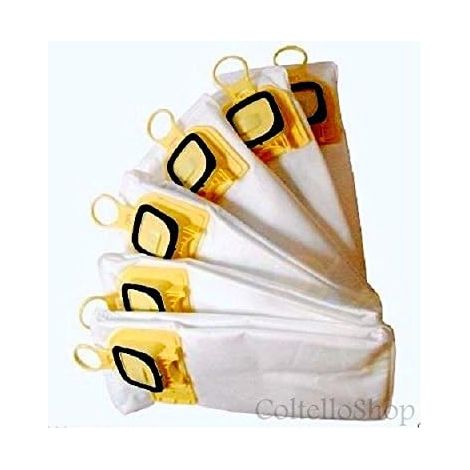 Paquete de 6 bolsas para aspiradoras Vorwerk Folletto 140-150 (compatibles)