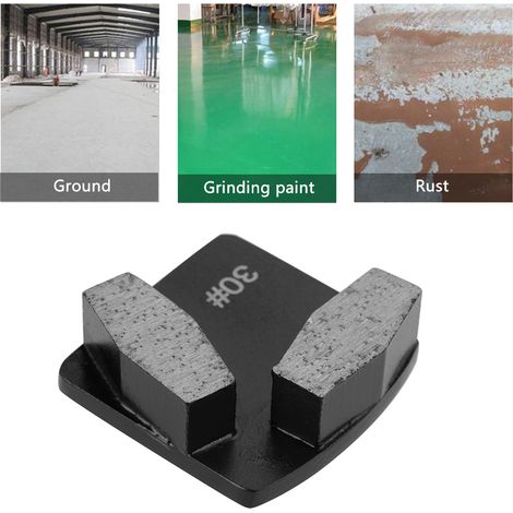 outils de rénovation et de ponçage de sols en béton terrazzo, disques de ponçage pour sols époxy, grain 30. (1/4)
