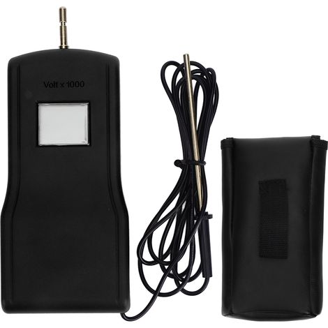 Testeur de tension électrique 15KV portable pour clôture, voltmètre numérique jardin et ferme, modèle MLD‑004B noir