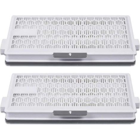 Filtro para aspiradora Air Clean Plus 50 para Miele Complete C3 Powerline S8340, filtro para aspiradora Air Clean SF-HA 50 para Complete C2 C3 Compact C1 C2, paquete de 2 - Crezuo (1/4)