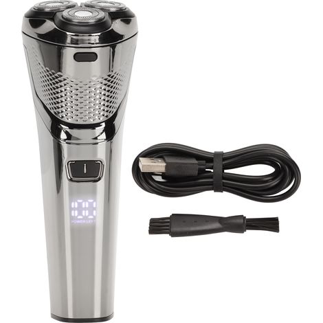 Tondeuse à Barbe USB Rechargeable, Silencieuse et Imperméable, Tondeuse Flottante pour Homme (1/5)