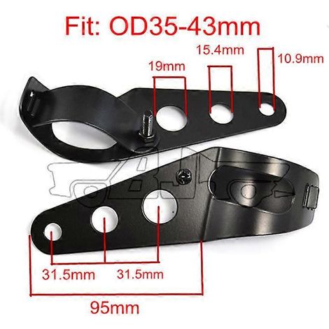 Phare avant de moto LED 7,5" à faisceaux haut et bas, rond, clignotants, feux de jour (DRL) pour Harley-Davidson, Bobber et Cafe Racer. (1/4)