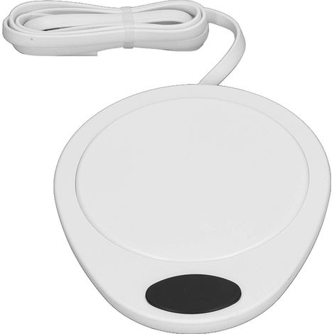 Chauffe-tasse USB à température constante, étanche et réglable, plaque chauffante électrique pour tasses à café en céramique, blanc (1/5)