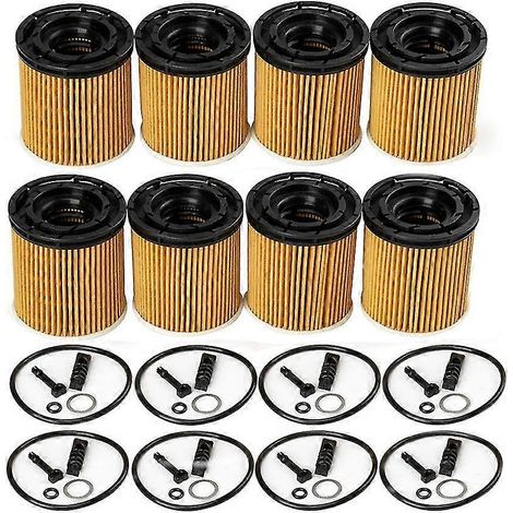 8 pièces Pour 1,6 l Pour 1,5 l Ensemble filtre à huile avec joints 26350-2m000 263502m000 26350 2m000 (1/5)
