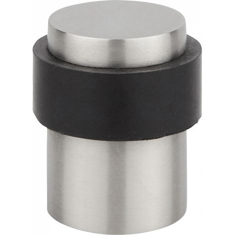 THIRARD - Butoir de porte, corps inox, bague caoutchouc, inox - THIRARD