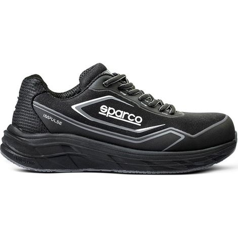 "Impulse Linford" S1PS Sicherheits-Sportschuh (Gr. 46) schwarz mit antistatischer Sohle (1/4)