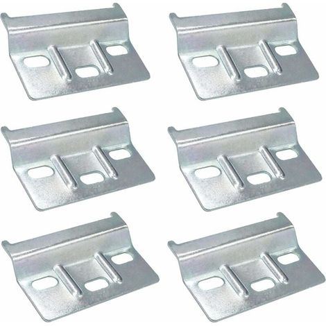 Rail de Suspension Fixation Plaque Support placards Meubles 6 PCS Rail de Suspension pour Meuble 64mm placard de cuisine placards Meubles Penderie-LIAIKI (1/5)