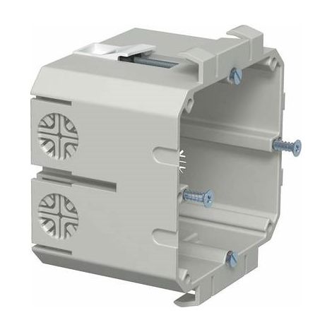 Boîte de dérivation obo-bettermann 2390/8t encastrée plastique