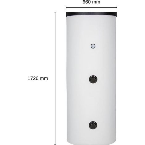 Evenes Warmwasser-Standspeicher EV-TEDS-1 W 300 1 Wärmetauscher 291 L Trinkwasser (1/5)
