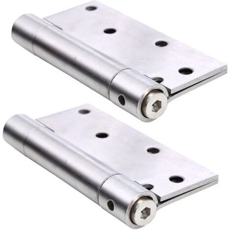 4 Inch Comfort Self-Closing Stainless Steel Single Spring Door Hinge (Pack of 1 Pair) (1/5)