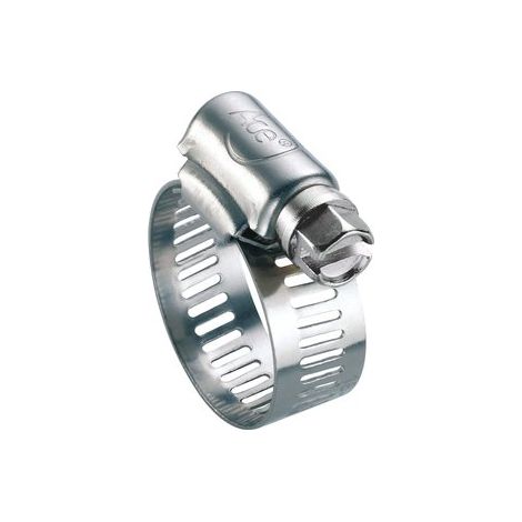 Collier à bande perforée W2 largeur bande 13 mm Ace - Diamètre 40 - 60 mm - Vendu par 10