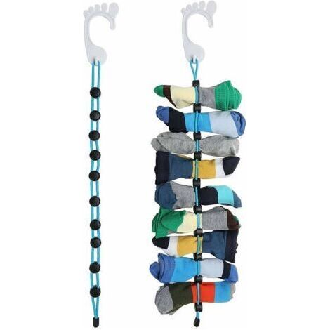 Organisateur de chaussettes, organisateur de chaussettes, outil de nettoyage de chaussettes pour laver, sécher et ranger des paires de chaussettes sans trier ni assortir (1/5)