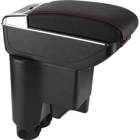Multifunktionale Aufbewahrungsbox für die Armlehne mit Getränkehalter, passend für Perodua Myvi 2014-2017 Typ A (1/5)