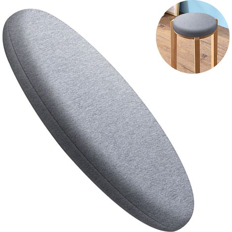 pezzo di comodo cuscino rotondo in memory foam per sgabello, sedile da bar con fascia elastica e antiscivolo