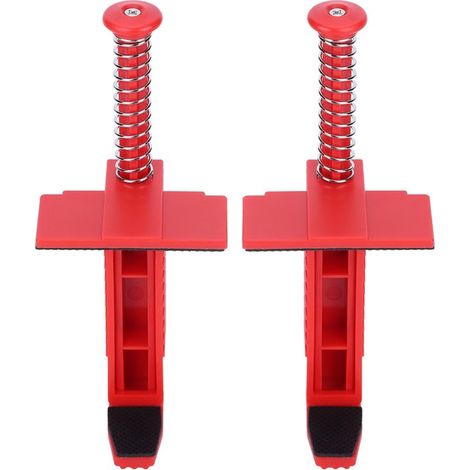 Lot de 2 outils de maçonnerie : guide-fil pour maçonnerie, outil de nivellement et de mesure, accessoire de construction rouge. (1/5)