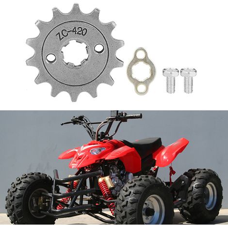Pignon de chaîne avant 14 dents 20 mm pour moto, quad et VTT 50-160 cm3 (1/5)