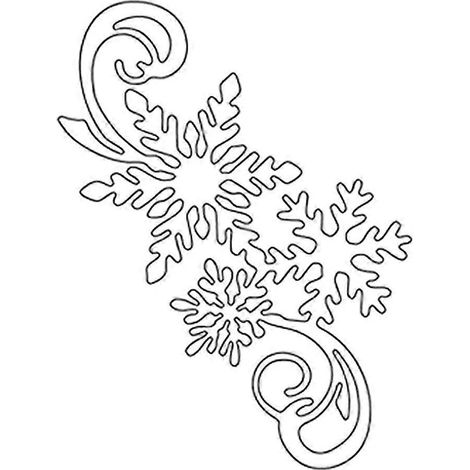 Weihnachtsschneeflocken-Metall-Stanzformen, Bordüren-Stanzschablonen, DIY-Scrapbooking