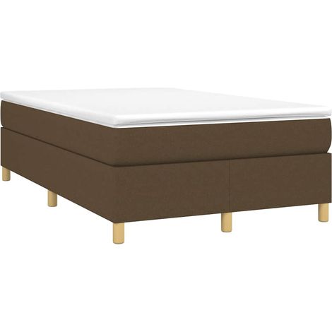 Maison Exclusive - Boxspringbett mit Matratze Dunkelbraun 120x190 (1/5)