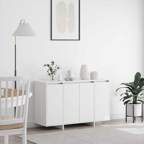 Buffet-Meuble de rangement Blanc 120 x 41 x 75 cm Bois d'ingénierie 636964 (1/5)