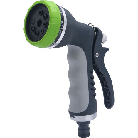Pistola de riego de doble material + Recubrimiento Soft Gripp con múltiples chorros AROZ