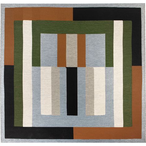 VIVARAISE - Tapis extérieur Vivaraise Jason - Multico 200 x 200 cm (1/5)
