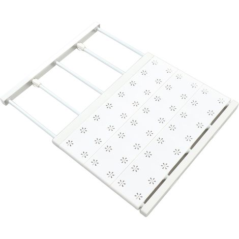 Étagère extensible pour placard sans perçage, capacité de charge élevée, séparateur de vêtements pour armoire, usage domestique, 38-60 cm (1/5)