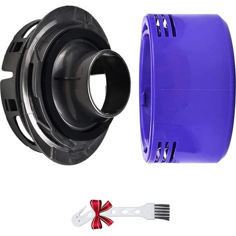 Kit de filtre arrière pour Dyson V7 V8 Aspirateur, Post-Filtre & Couvercle Arrière du Moteur Accessoires de Remplacement pour Dyson V7 V8 aspirateurs-balais sans Fil (1/5)