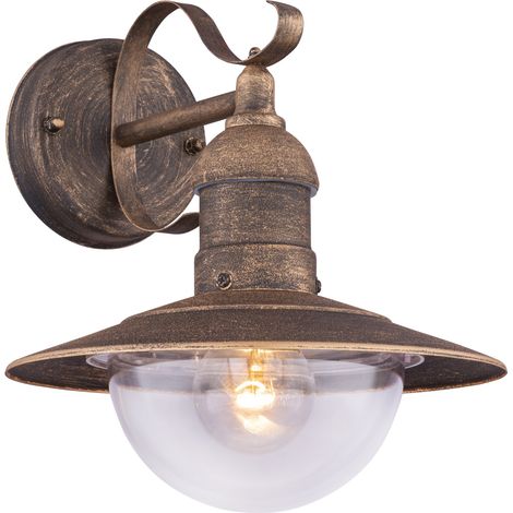 GLOBO Lampada Da Esterno Metallo Nero, 1 x E27 (1/5)