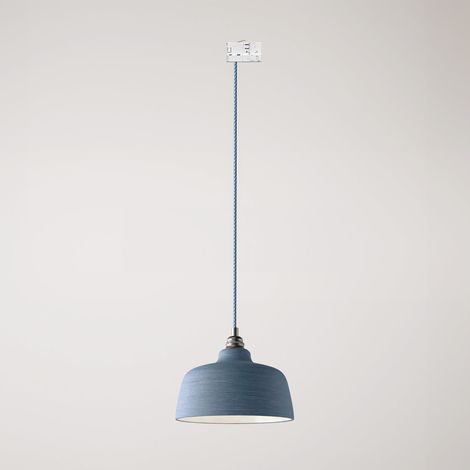 Creative Cables - Candeeiro suspenso com abajur Coppa e adaptador de calha - lâmpada incluída