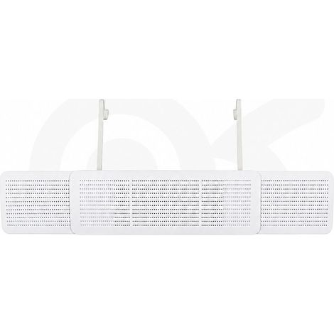 Deflettore Aria Condizionata Universale 3 in 1 per Climatizzatore, Parabrezza Anti Vento Regolabile con Ganci, Diffusore Aria per Split Casa Ufficio (1/4)