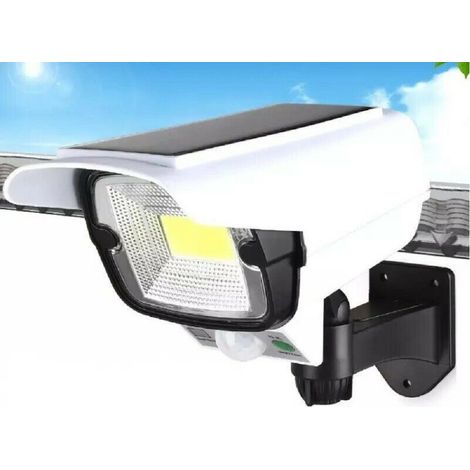 TRADE SHOP - Telecamera Finta Pannello Solare Sensore Di Movimento Faretto Led Smd Jlp-2176a - (1/3)