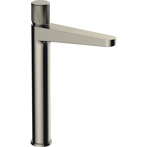 RAK Amalfi Brushed Nickel Tall Basin Mixer Tap - RAKAMA3003N (1/2)