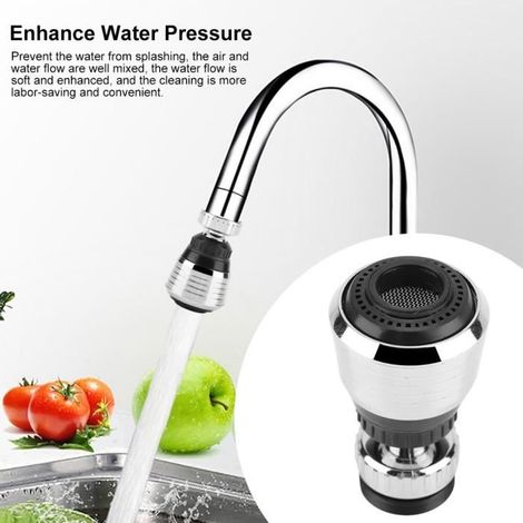 Tête de robinet de cuisine mobile à 360 ° pour cuisine jardin maison -TUN (1/3)