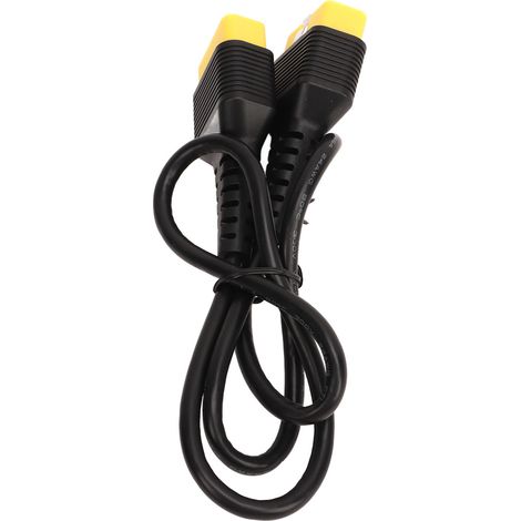 Câble de diagnostic 100cm, connecteur TPT 16 broches mâle à mâle, extension jaune universelle pour véhicule (1/5)