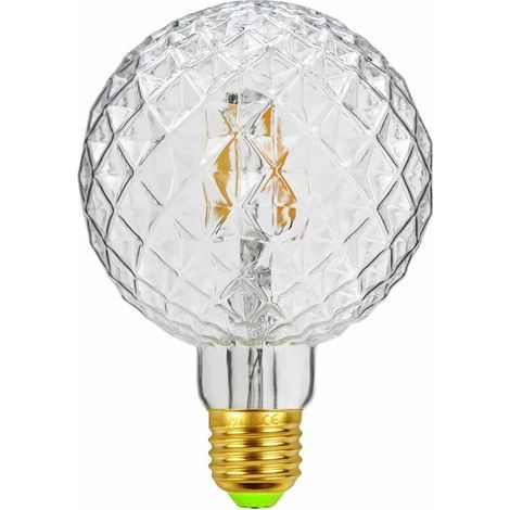 Vintage-LED-Lampe mit Retro-Glühfaden, 4 W, 220/240 V, E27, dekorative Glühbirne, G95-Kristallfassung (1/5)