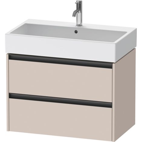 Duravit Ketho.2 bâti-support de lavabo suspendu, 2 tiroirs, (1/2)