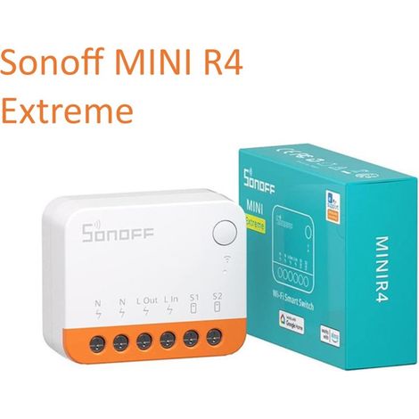 TrAdE Shop Traesio - Mini R4 Extreme Wifi Smart Compatibile Controllo App Alexa Google Home Sonoff - (1/5)