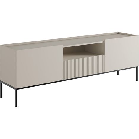 Mueble TV Lunole 109, Cachemira, Número de puertas: 0, Número de cajones: 0, 180x60x42cm (1/4)